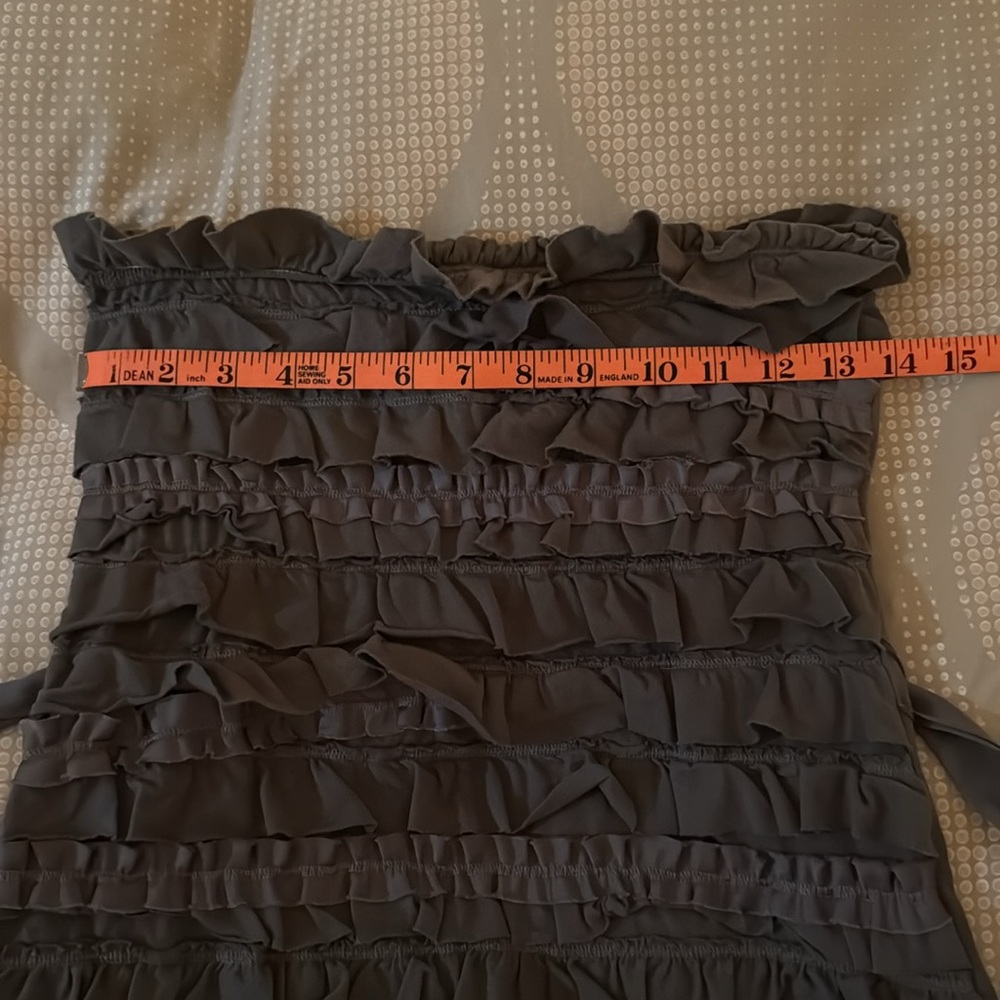 Abercrombie & Fitch ruffled tube top. - Picture 6 of 7